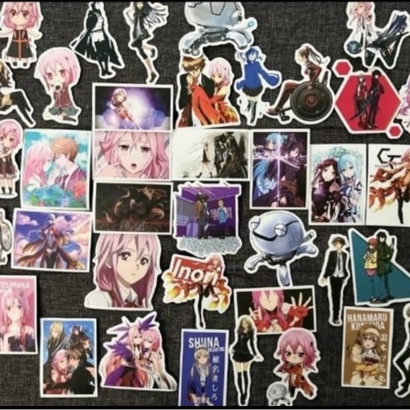 Guilty Crown Anime 50 pcs Sticker Set - Picture 2 of 6